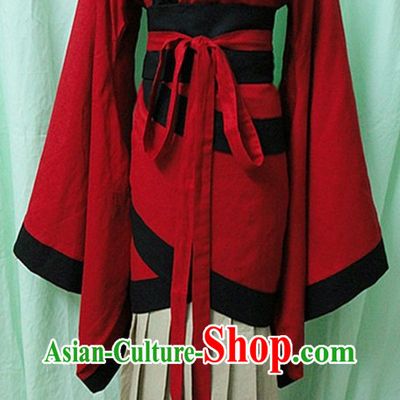 Traditional Chinese Red Hanfu Clothing for Women