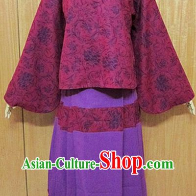 Ancient Chinese Ming Dynasty Flower Clothing for Women