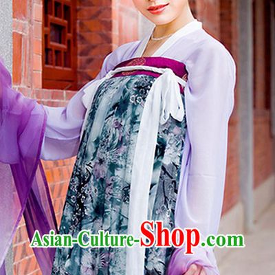 Ancient Chinese Tang Dynasty Clothing Complete Set for Women