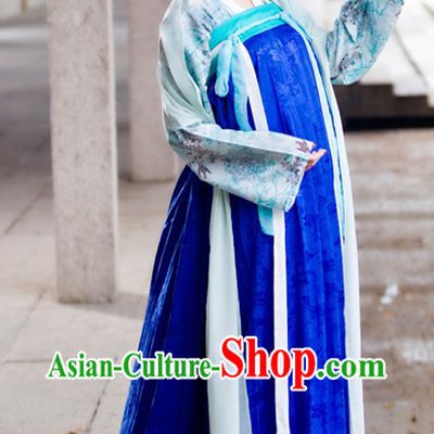 Ancient Chinese Tang Dynasty Clothing Complete Set for Women