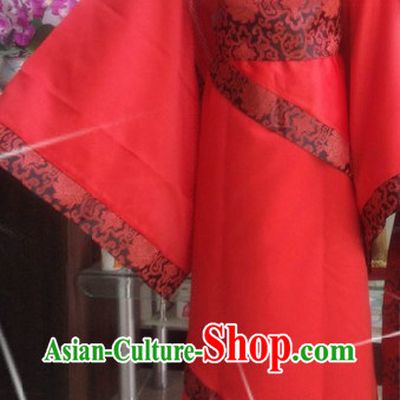 Ancient Chinese Red Wedding Dress