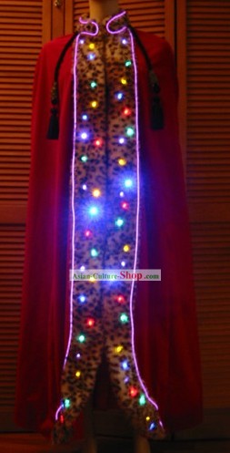 Electric Lights Wire LED Luminous Dance Cape Costumes