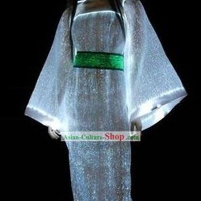 Electric LED Glowing Hanfu Clothing Complete Set