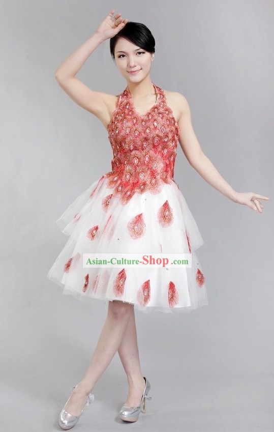 Traditional Chinese Peacock Dance Costumes for Women
