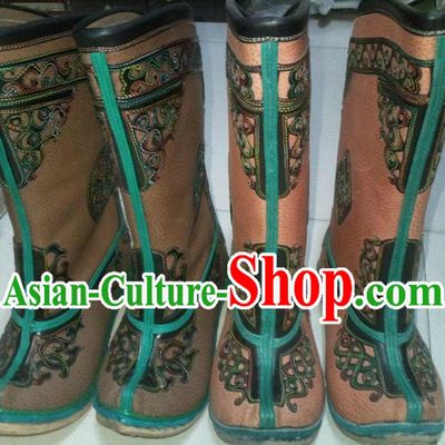 Handmade Classic Mongolian Cowhide Boots