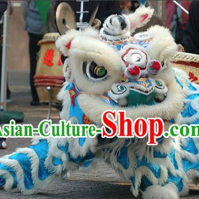 Grand Opening Blue Underground Lion Dance Costumes Complete Set