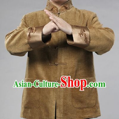 Traditional Chinese Dragon Mandarin Blouse for Men