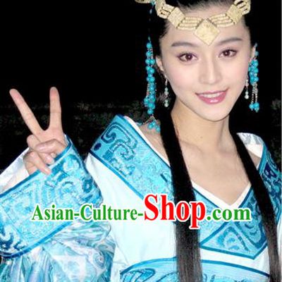 Ancient Chinese Imperial Palace Embroidered Princess Costume Complete Set