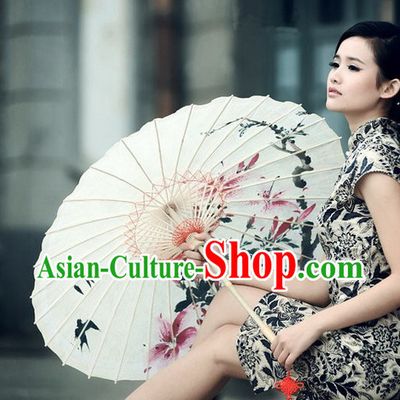 Traditional Chinese Handmade Spring View Umbrella