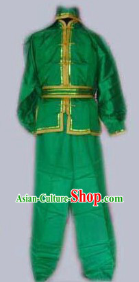 Traditional Chinese Dragon Dancer and Drum Player Uniform