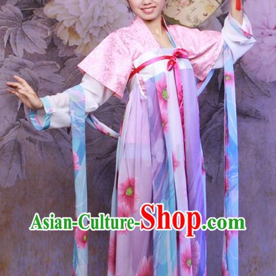 Traditional Chinese Tang Dynasty Beautiful Women Ruqun Costumes