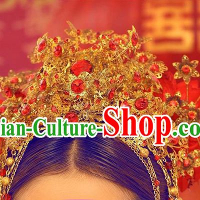 Traditional Chinese Handmade Bridal Wedding Crown