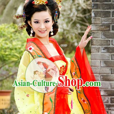 Ancient Chinese Tang Dynasty Palace Lady Costume for Women