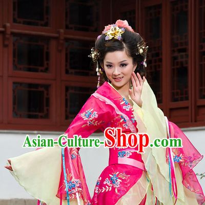 Ancient Chinese Palace Empress Costume Complete Set for Women