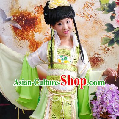 Ancient Chinese Princess Beauty Contest Costumes for Kids
