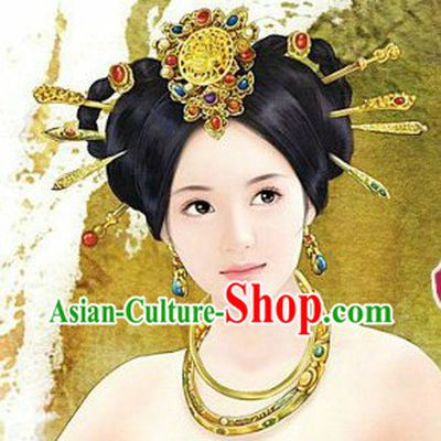 Ancient Chinese Tang Princess Hair Accessories Set
