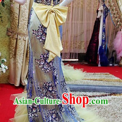 Stunning Shinning Handmade Evening Dress for Women