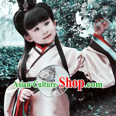 Ancient Chinese Hanfu Clothing for Kids