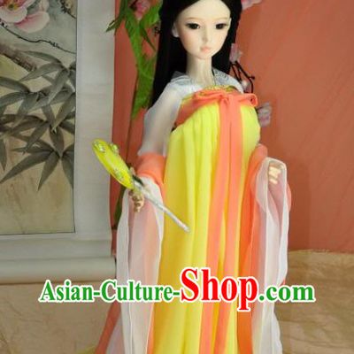 Ancient Chinese Yellow Female Poet for Women