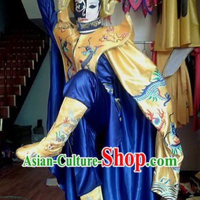 Chinese Mask Changing Dress Hat Boots Masks Complet Set