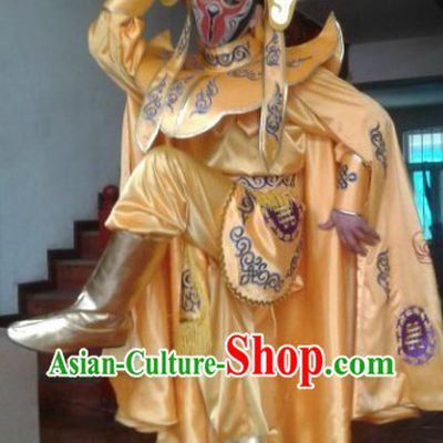 Professional Chinese Mask Changing Clothes Hat Boots Masks Complet Set