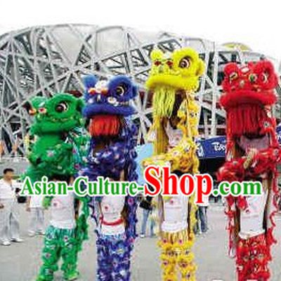 Beijing Olympic Games Opening Ceremony Lion Dance Costume Complete Set