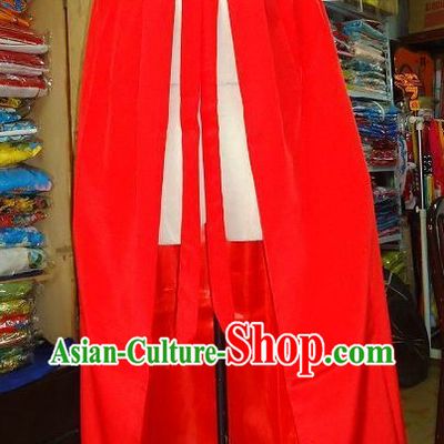 Ancient Chinese Red General Fighter Cape