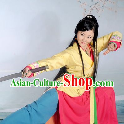 The Smiling Proud Wanderer Ren Ying Ying Head Daughter Costumes Complete Set