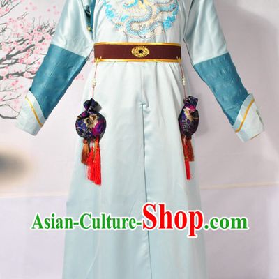 Qing Dynasty Imperial Palace Prince Embroidered Dragon Costumes