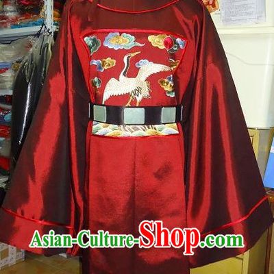 Ancient Chinese Ming Dynasty Official Costume and Hat for Men