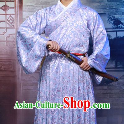 Traditioinal Chinese Ming Dynasty Clothing and Hat for Men