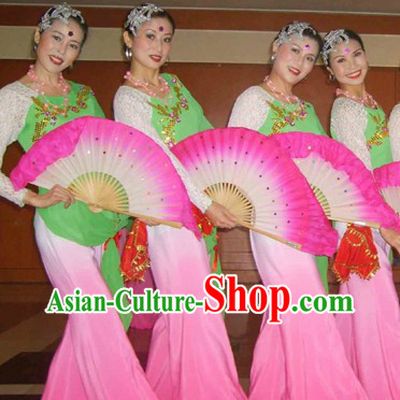 Chinese Folk Orchid Dance Costumes for Women