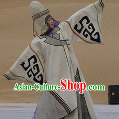 Ancient Mongolian Clothing and Hat