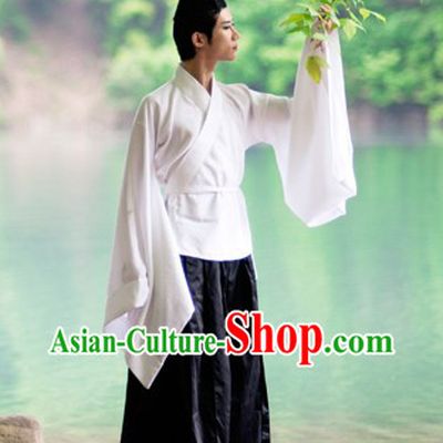Ancient TV Drama Xiao Ao Jiang Hu Dong Fang Bu Bai Kung Fu Top Master Costumes and Hat
