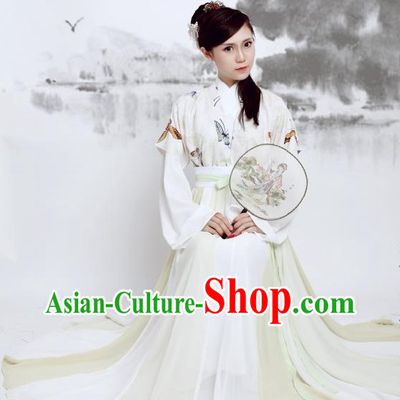 Ancient Chinese Hanfu Clothing Complete Set for Women