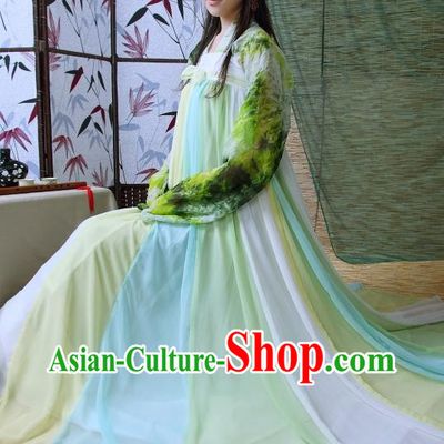 Ancient Chinese Han Fu Clothing Complete Set for Women