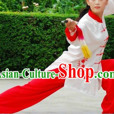 Traditional Kung Fu Competition Silk Uniform for Women