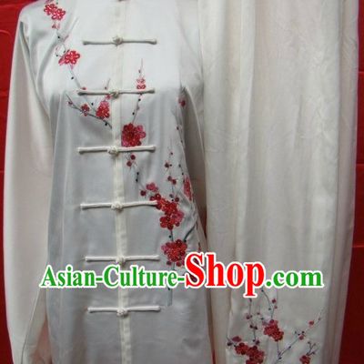 Traditional Chinese Embroidered Plum Blossom Kung Fu Uniform