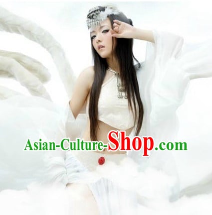 Ancient Chinese Stage Performance Fox Costume for Women