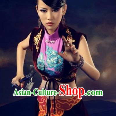 Chinese Cosplay Swordswoman Costumes