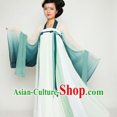 Ancient Chinese Tang Dynasty Female Clothing Complete Set