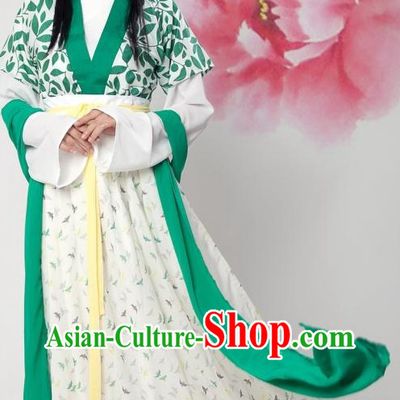Ancient Chinese Han Dynasty Female Clothing Complete Set for Women