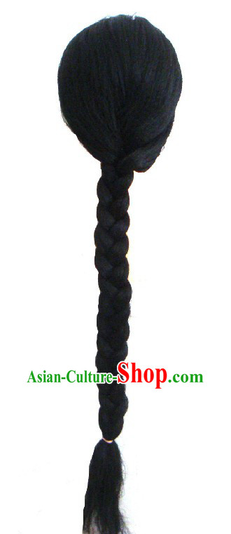 Traditional Chinese Manchu Hair Wig for Men