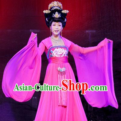 Ancient Chinese Tang Dynasty Palace Ribbon Dance Costumes