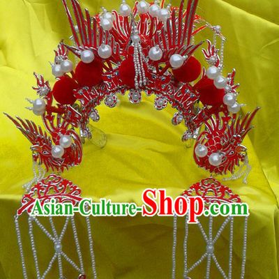 Traditional Chinese Peking Opera Phoenix Crown for Women