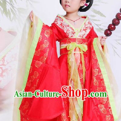 Ancient Chinese Tang Dynasty Princess Costume for Kids
