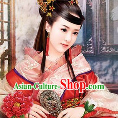 Ancient Chinese Handmade Hair Accessories and Earrings