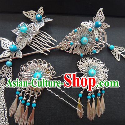 Ancient Chinese Handmade Hair Accessories Set for Women