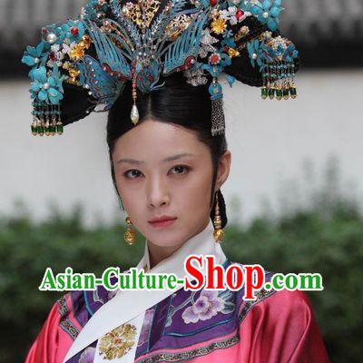 Qing Dynasty Palace Empress Handmade Phoenix Crown