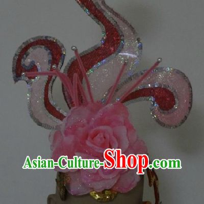 Traditional Chinese Tao Yao Handmade Stage Performance Headpiece